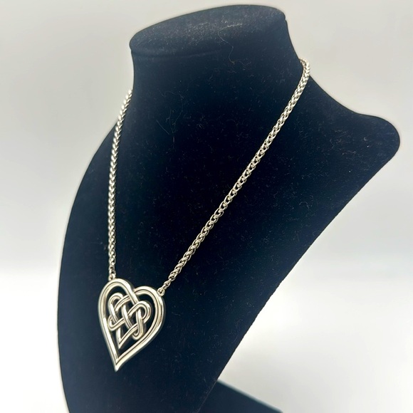 Brighton "INTERLOK CROSSINGS HEART" Necklace - Picture 6 of 11